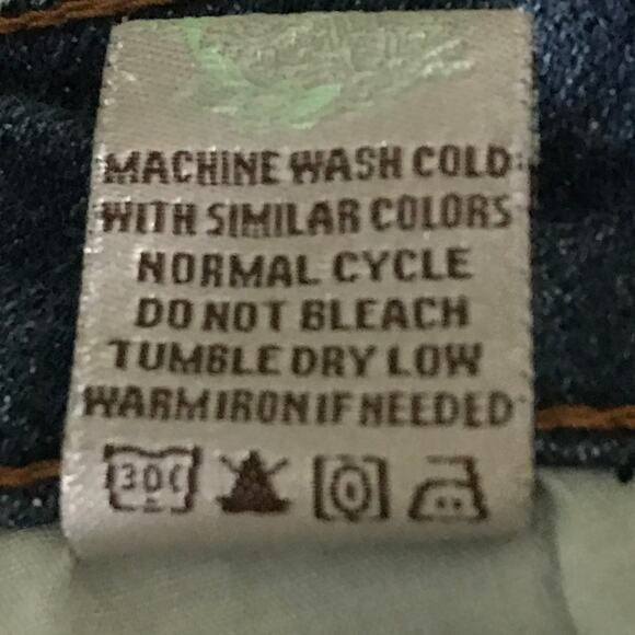 American Rag Jeans Size 7 Regular Womens Straight Leg Medium Distressed Wash - Picture 12 of 12